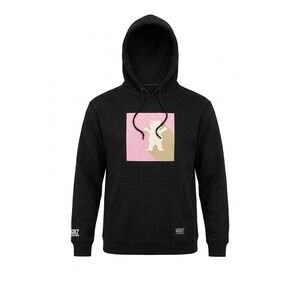 Grizzly Griptape Mens Black Graphic Bear Logo Pullover Hoodie Skate Streetwear